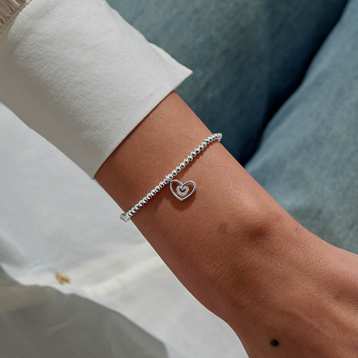 Christmas A Little 'Merry Christmas Wonderful Grandma' Silver Plated Bracelet
