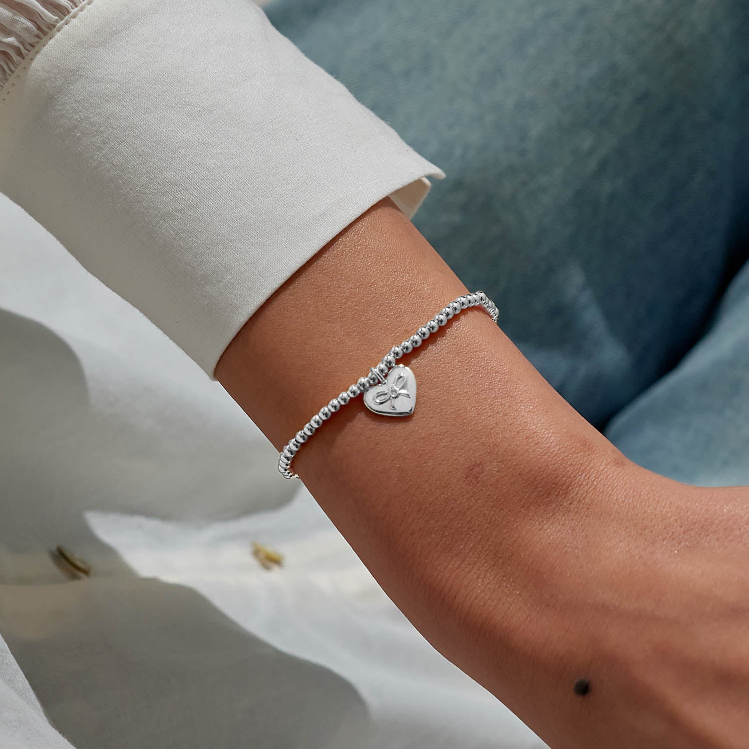 Christmas A Little 'Merry Christmas Amazing Auntie' Silver Plated Bracelet