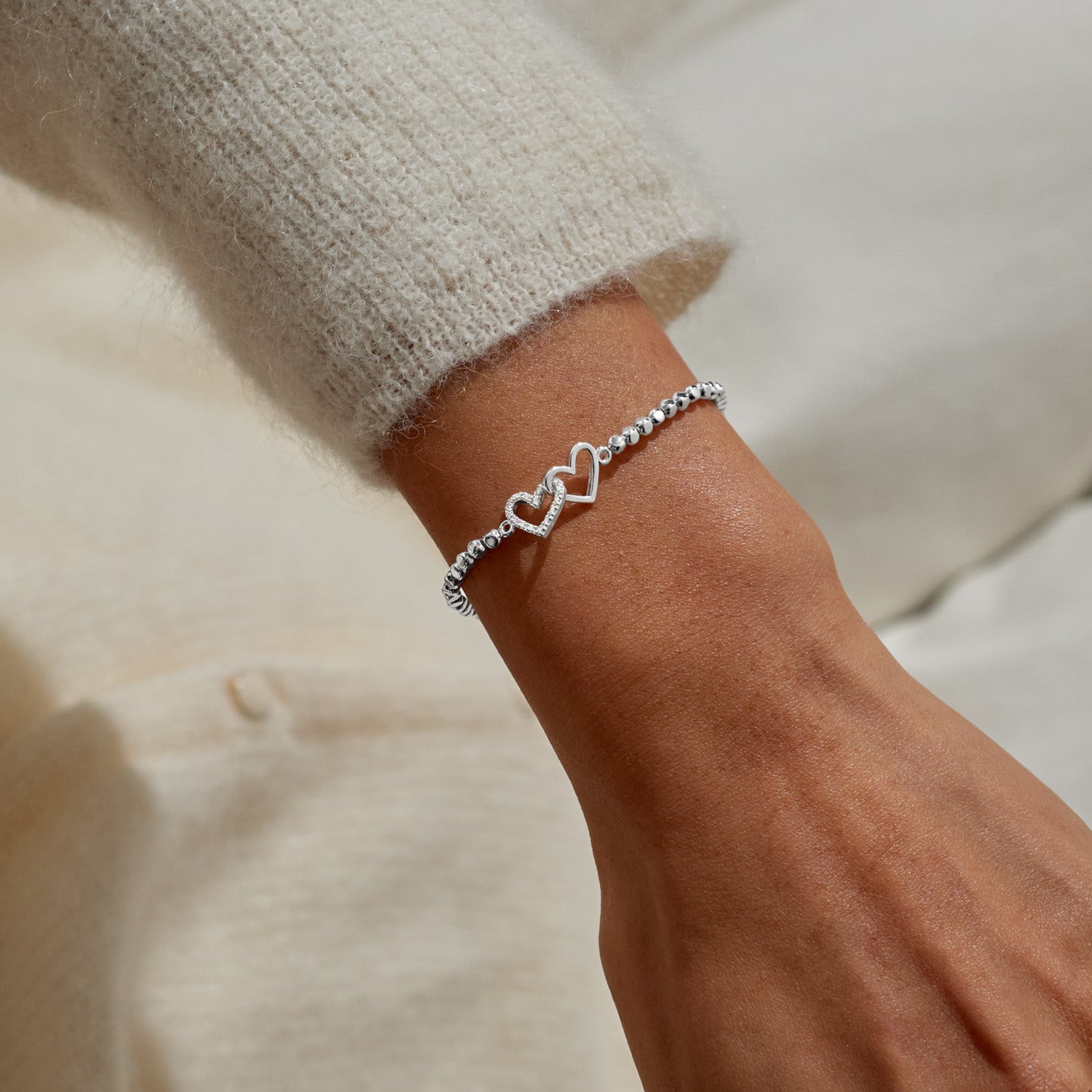 Forever Yours 'Happy Birthday Fabulous Friend' Silver Plated Bracelet