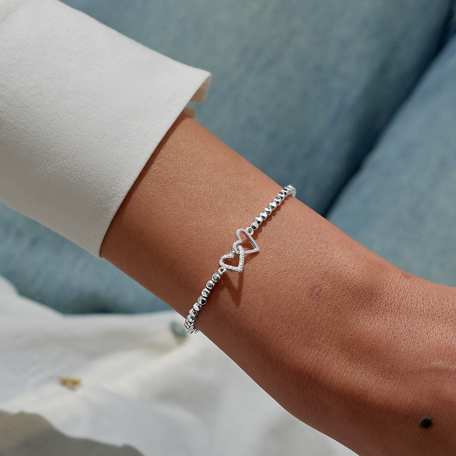 Forever Yours 'Happy Birthday Wonderful Grandma' Silver Plated Bracelet