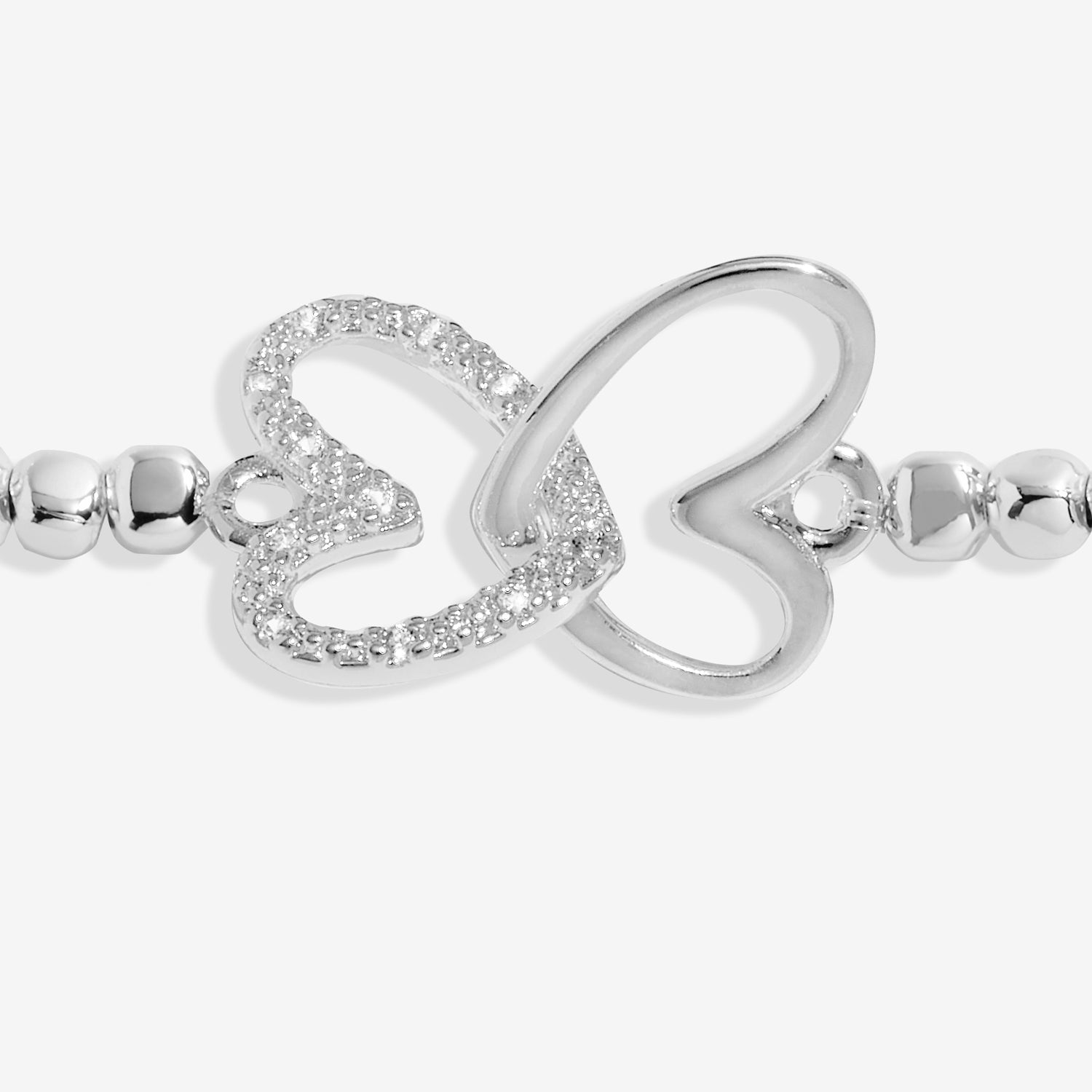 Forever Yours 'You Are Beautiful' Silver Plated Bracelet