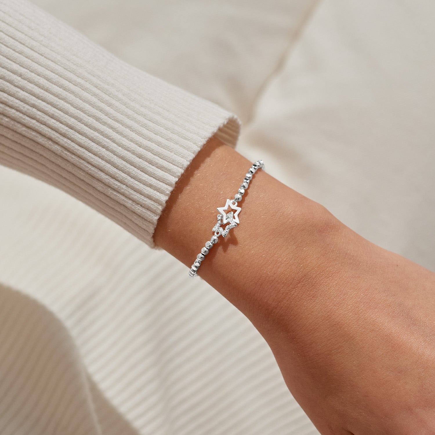 Forever Yours 'Life Is Better With True Friends' Silver Plated Bracelet