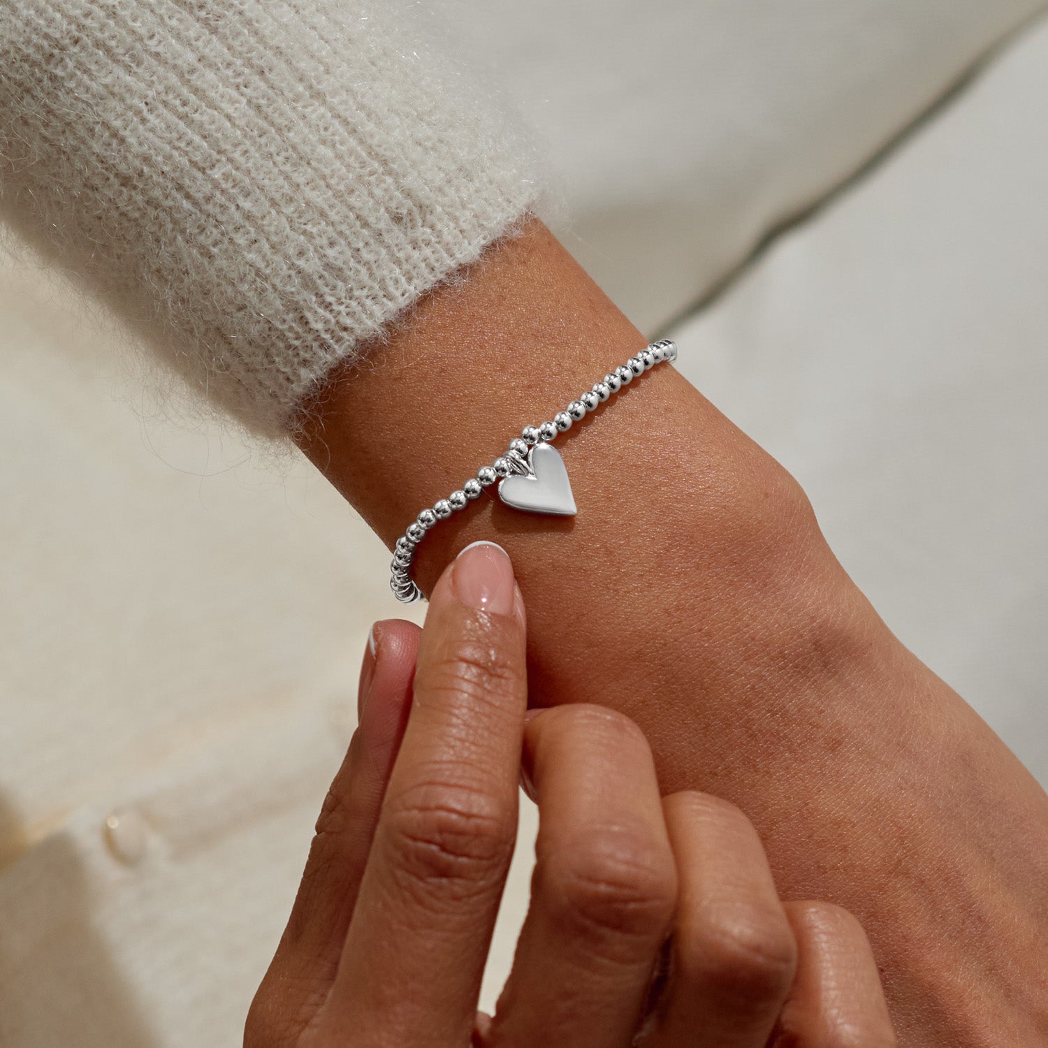 Adults' Stocking A Little Gift Set 'Merry Christmas' Silver Plated Bracelet
