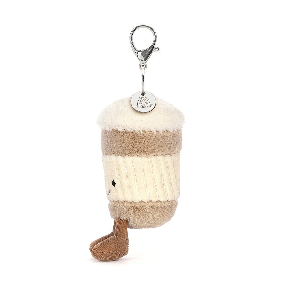 Amuseable Coffee-To-Go Bag Charm - Jellycat