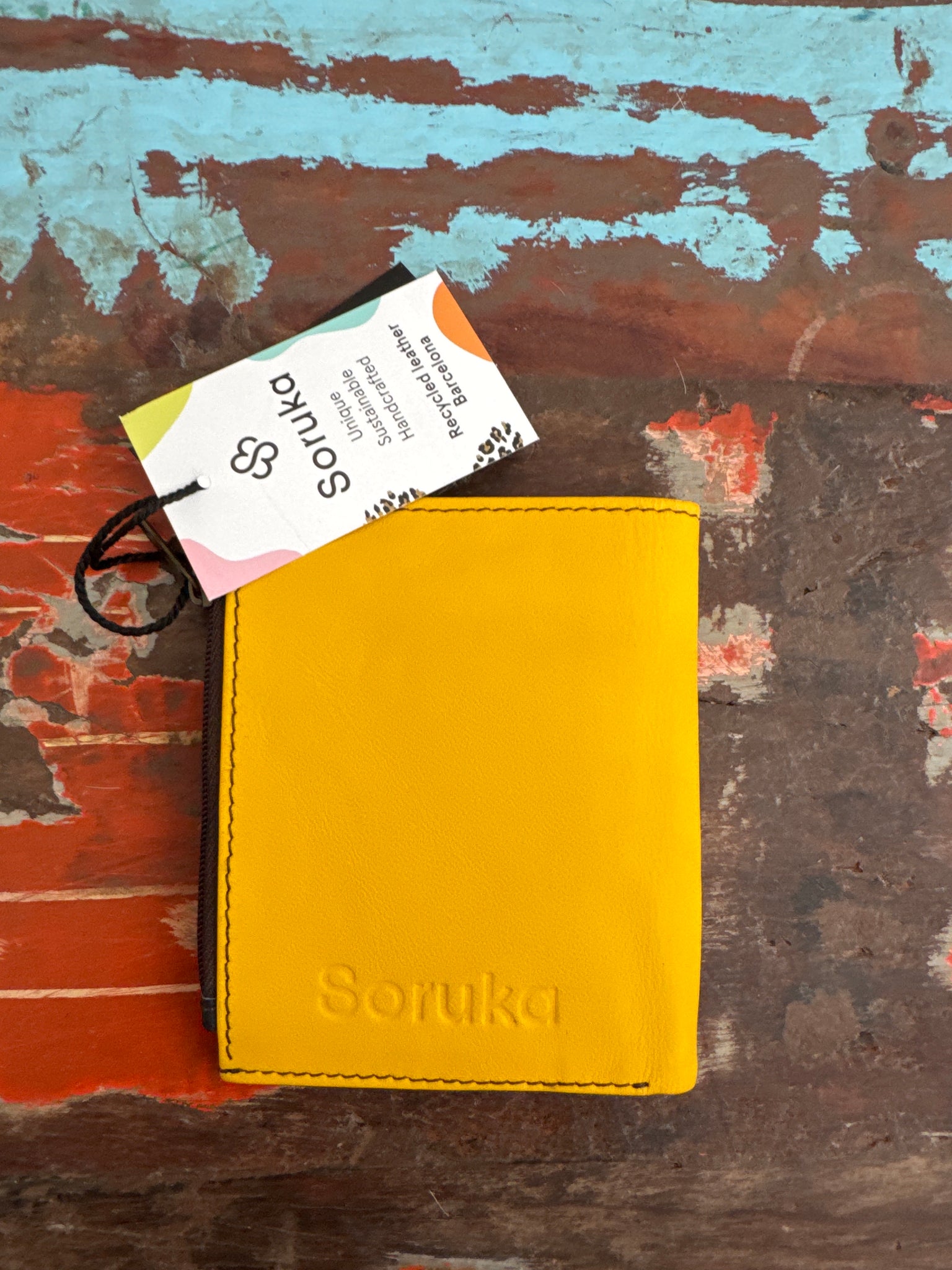 Mika Wallet - Blue & Yellow - Soruka