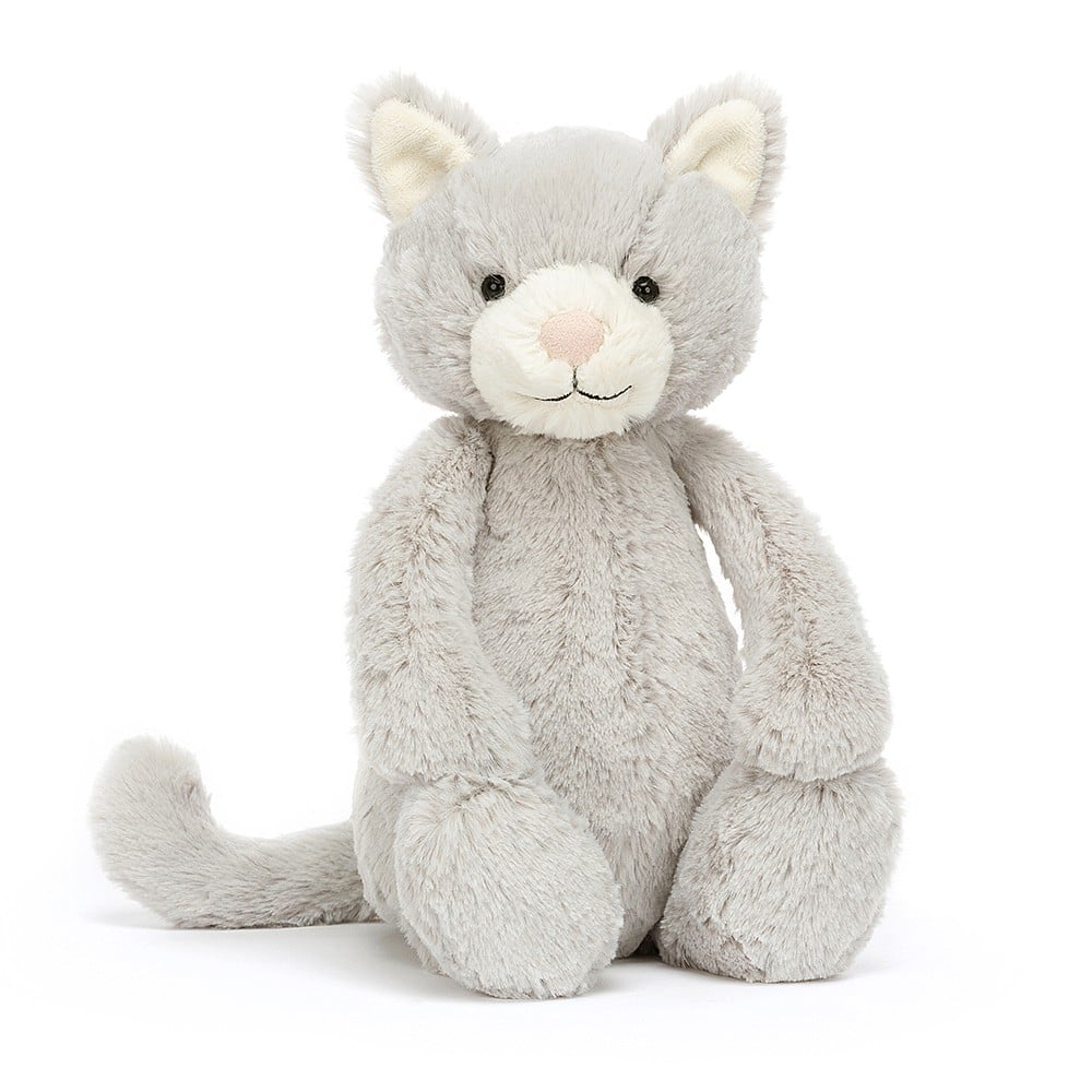 Bashful Grey Kitty - Jellycat