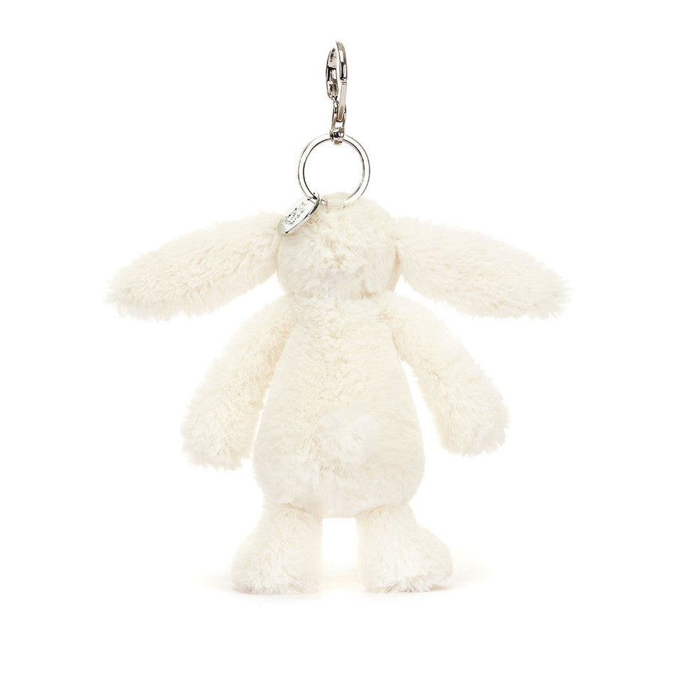 Blossom Cream Bunny 'Berry' Bag Charm - Jellycat