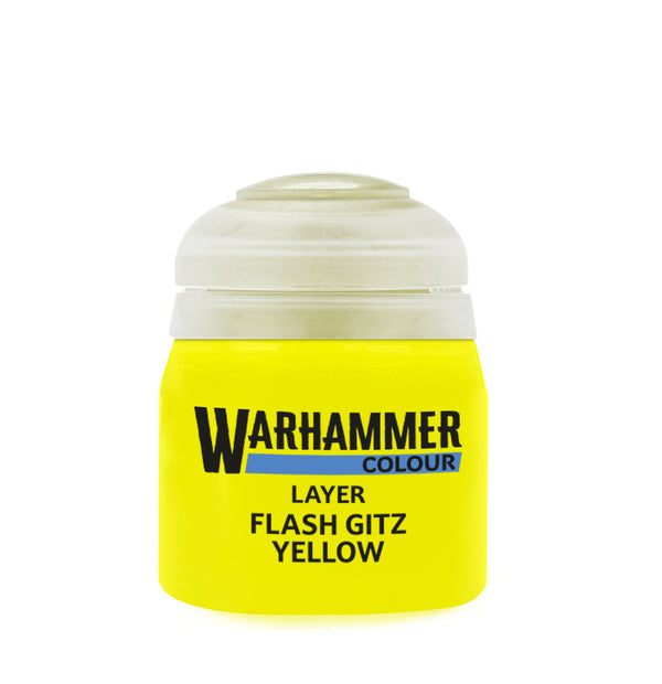 Warhammer Colour: Layer Flash Gitz Yellow (12ml)
