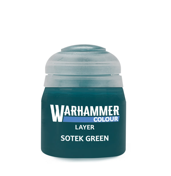 Warhammer Colour: Layer Sotek Green (12ml)