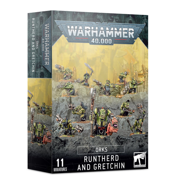 Orks: runtherd and gretchin