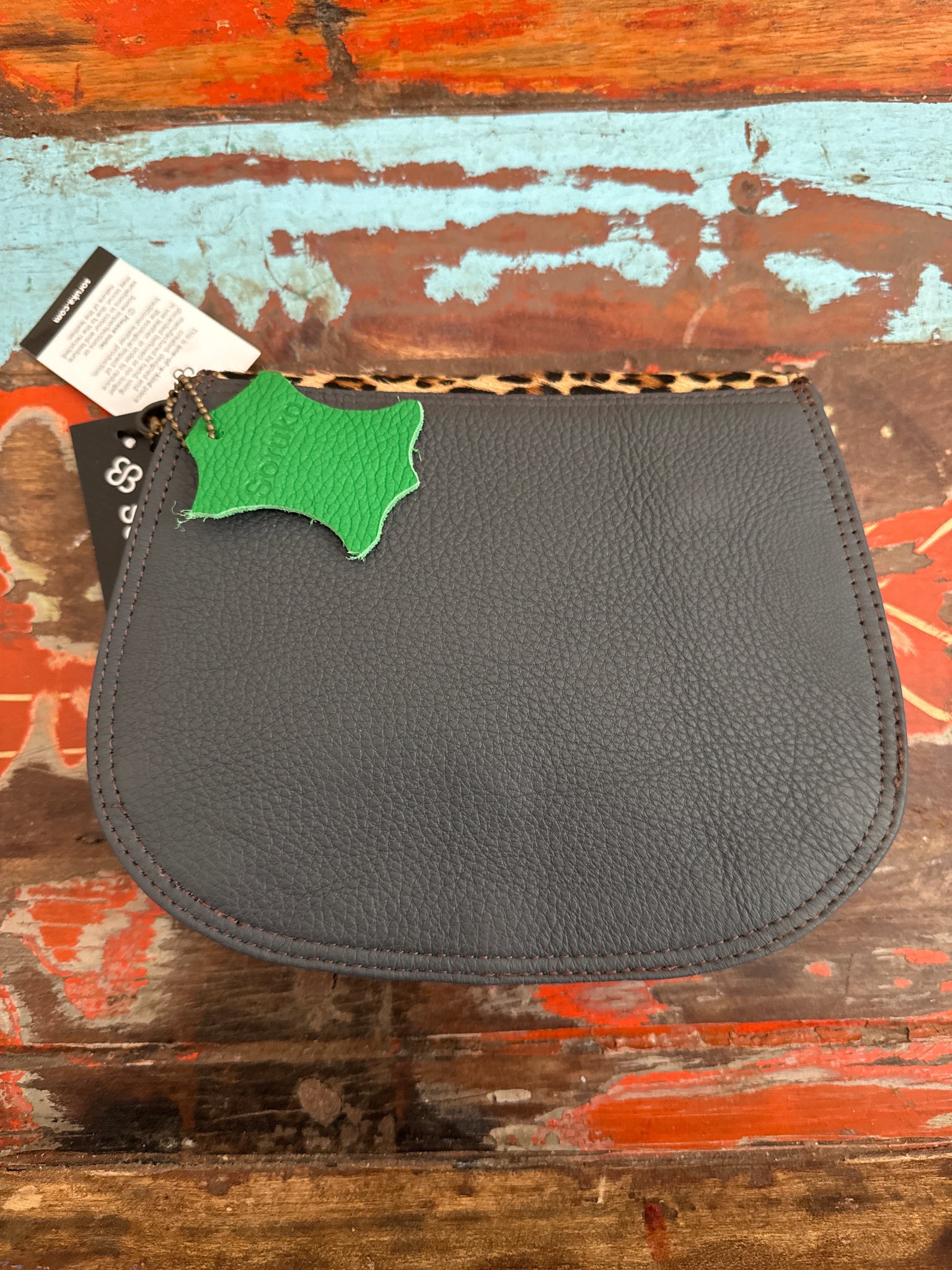 Ally Bag - Yellow, Green & Animal Print