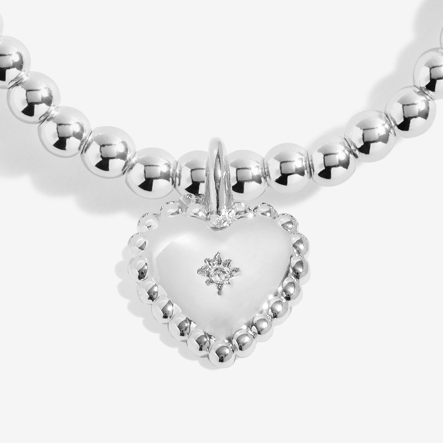 Love From Santa 'Merry Christmas Granddaughter' Silver Plated Bracelet