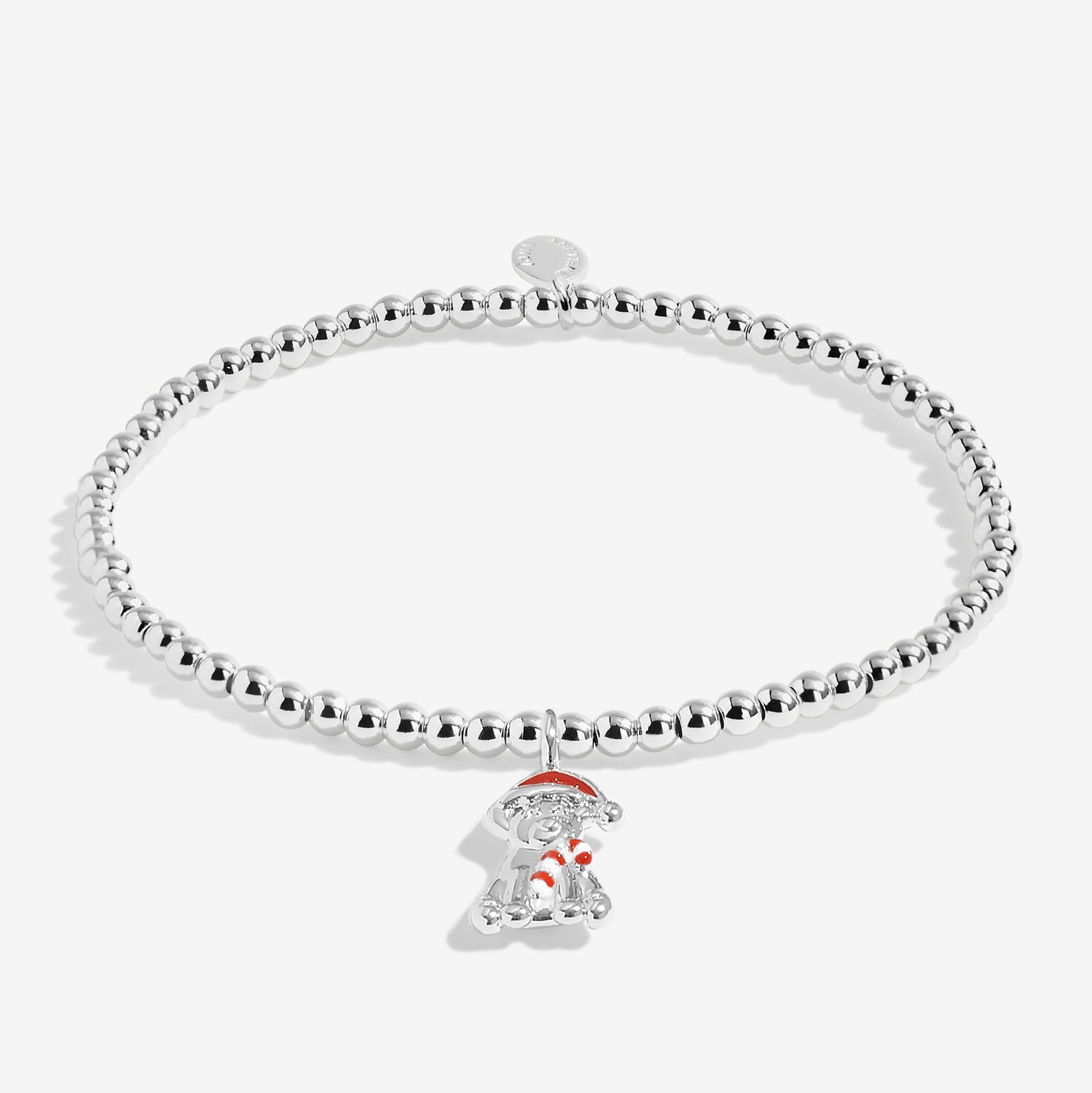 Love From Santa 'Santa Paws' Silver Plated Bracelet