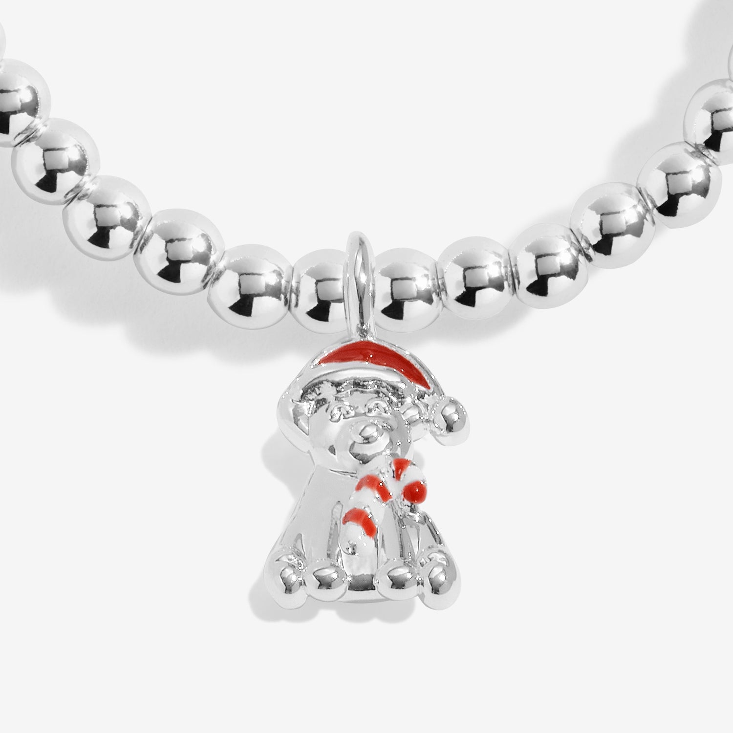 Love From Santa 'Santa Paws' Silver Plated Bracelet
