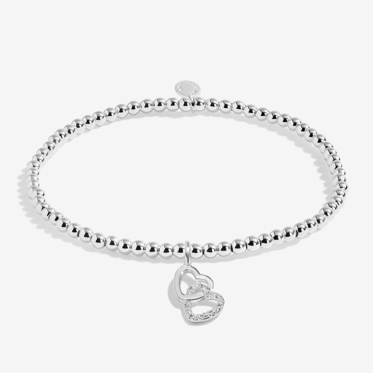 Children's ' A Little 'Happy Birthday Bestie' Silver Plated Bracelet
