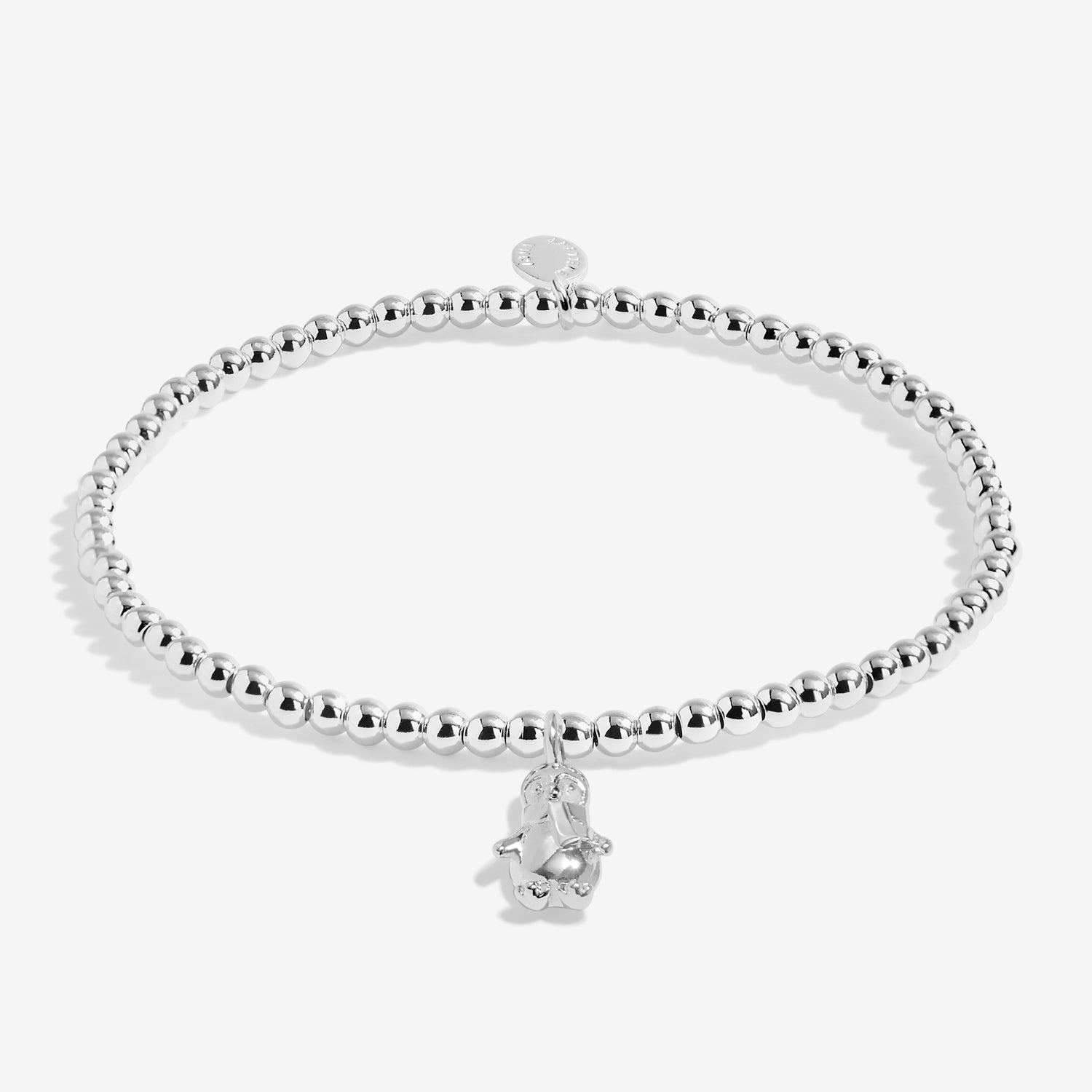Children's ' A Little 'Happy Penguin' Silver Plated Bracelet