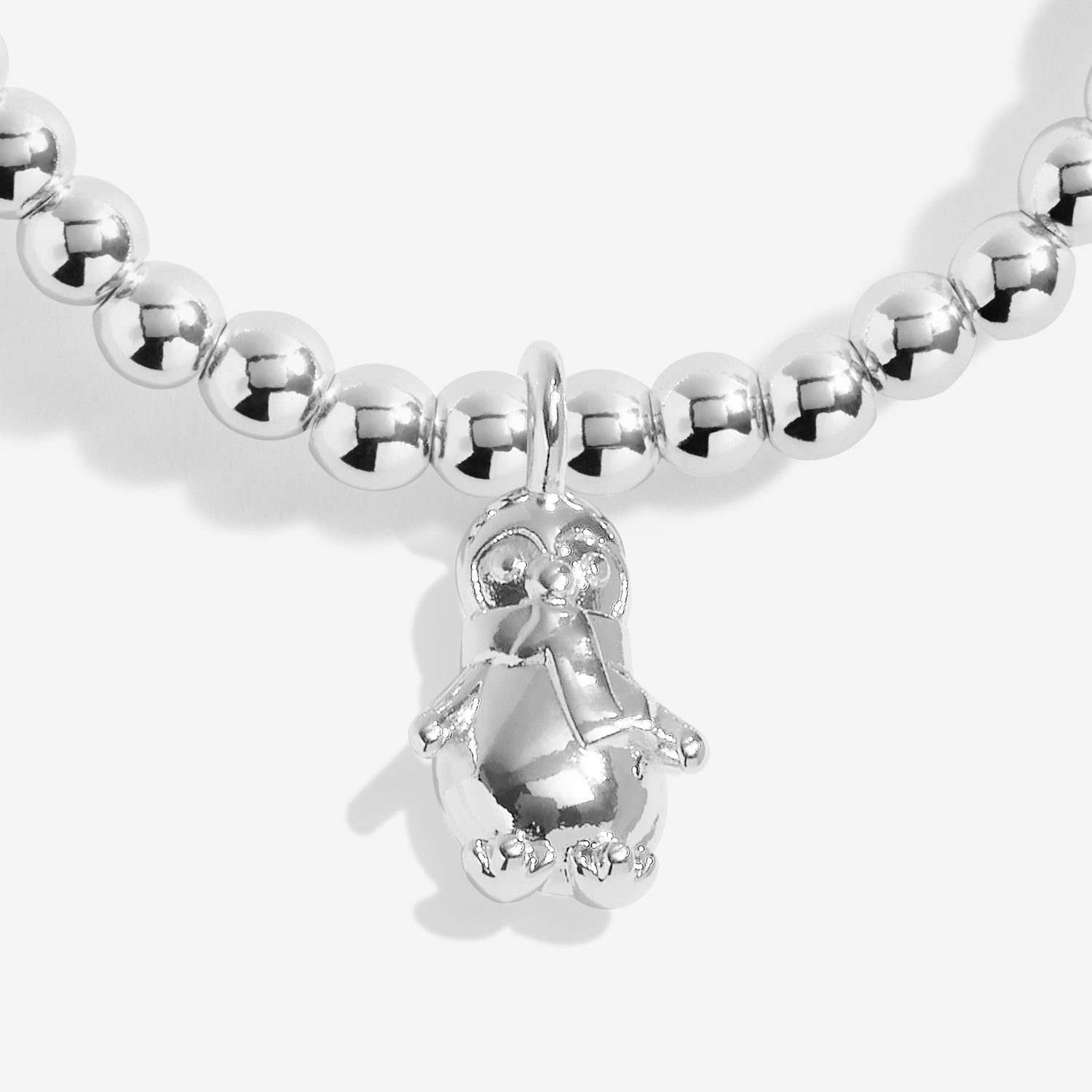 Children's ' A Little 'Happy Penguin' Silver Plated Bracelet