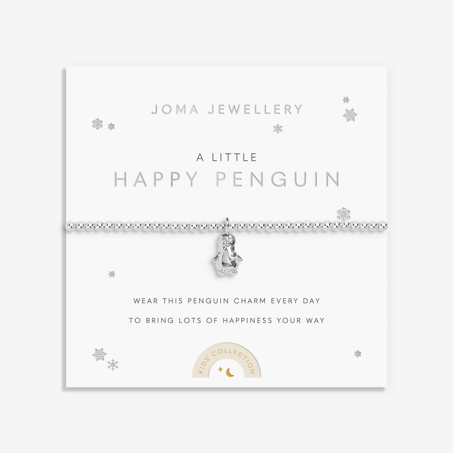 Children's ' A Little 'Happy Penguin' Silver Plated Bracelet