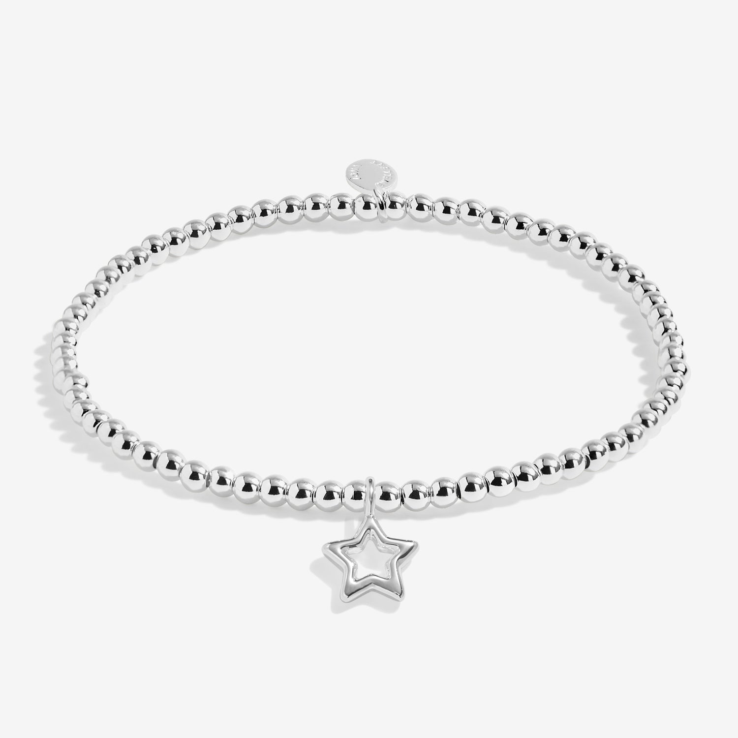 Kids' Stocking A Little Gift Set 'Happy Christmas' Silver Plated Bracelet & Set Of 2 Hair Clips