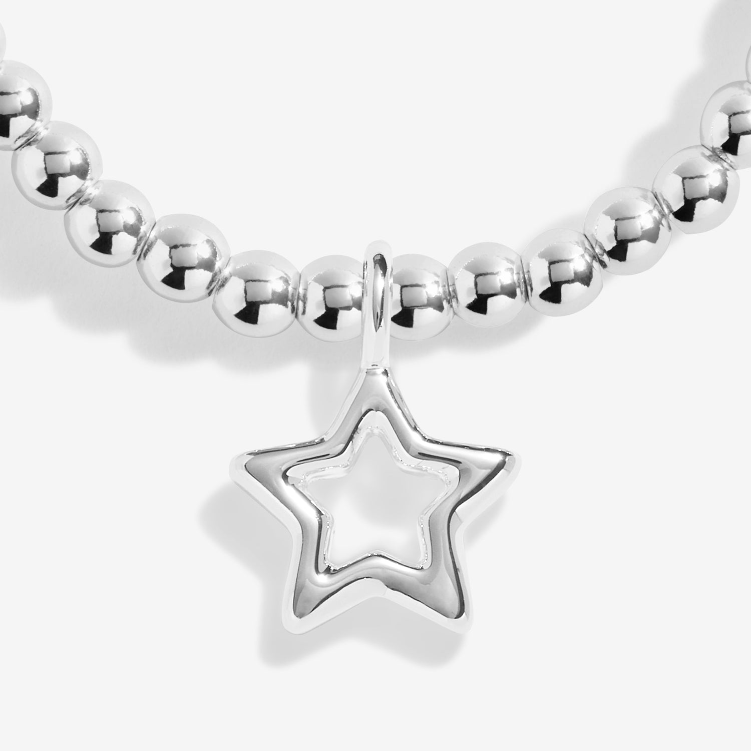 Kids' Stocking A Little Gift Set 'Happy Christmas' Silver Plated Bracelet & Set Of 2 Hair Clips