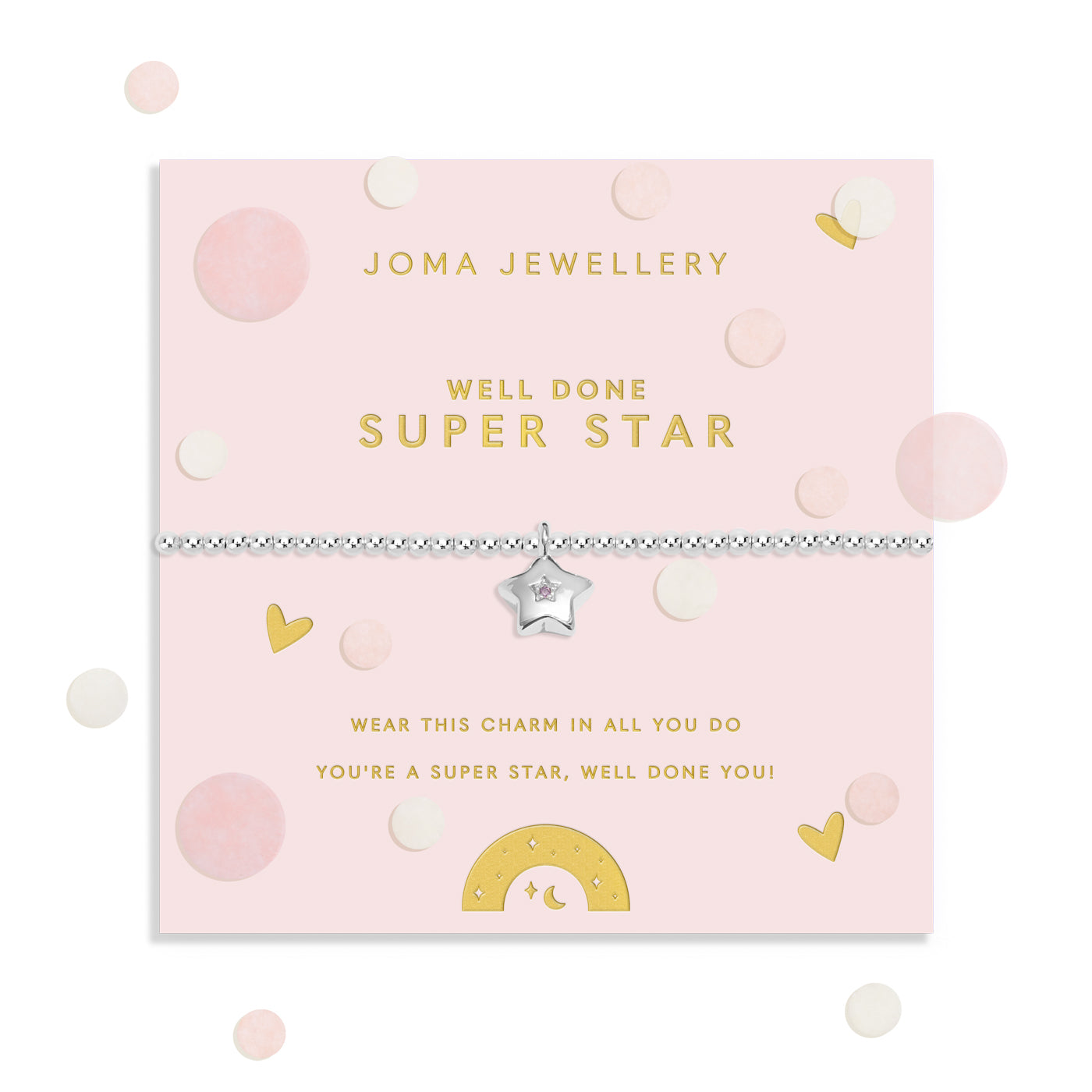 Children's ' Confetti A Little 'Super Star' Silver Plated Bracelet