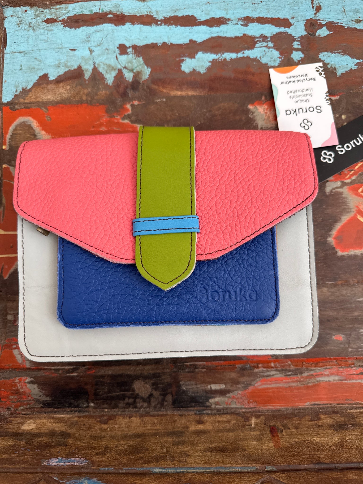 Grace Reversible Loop Bag - Multi & Animal Print Soruka
