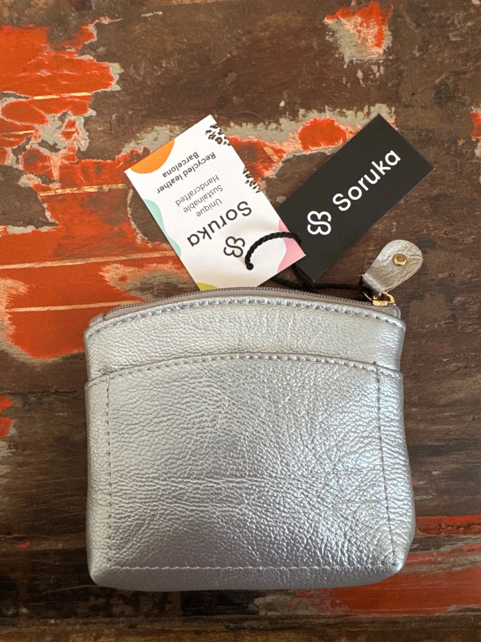 Esmeralda Glitter Pouch  - Silver