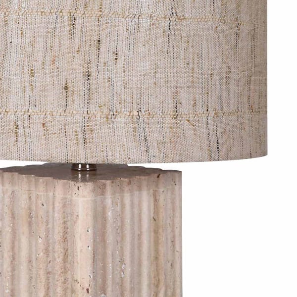 Travertine Table Lamp