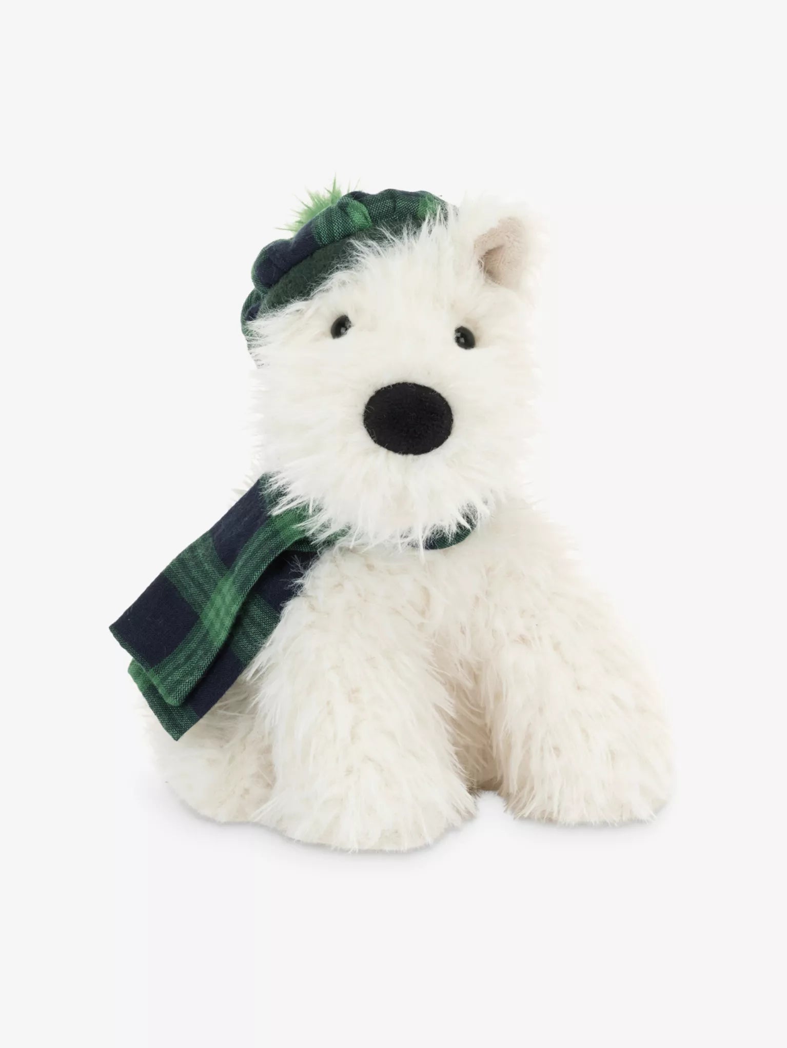 Jellycat Wintertime Munro Scottie Dog (Green and Blue)