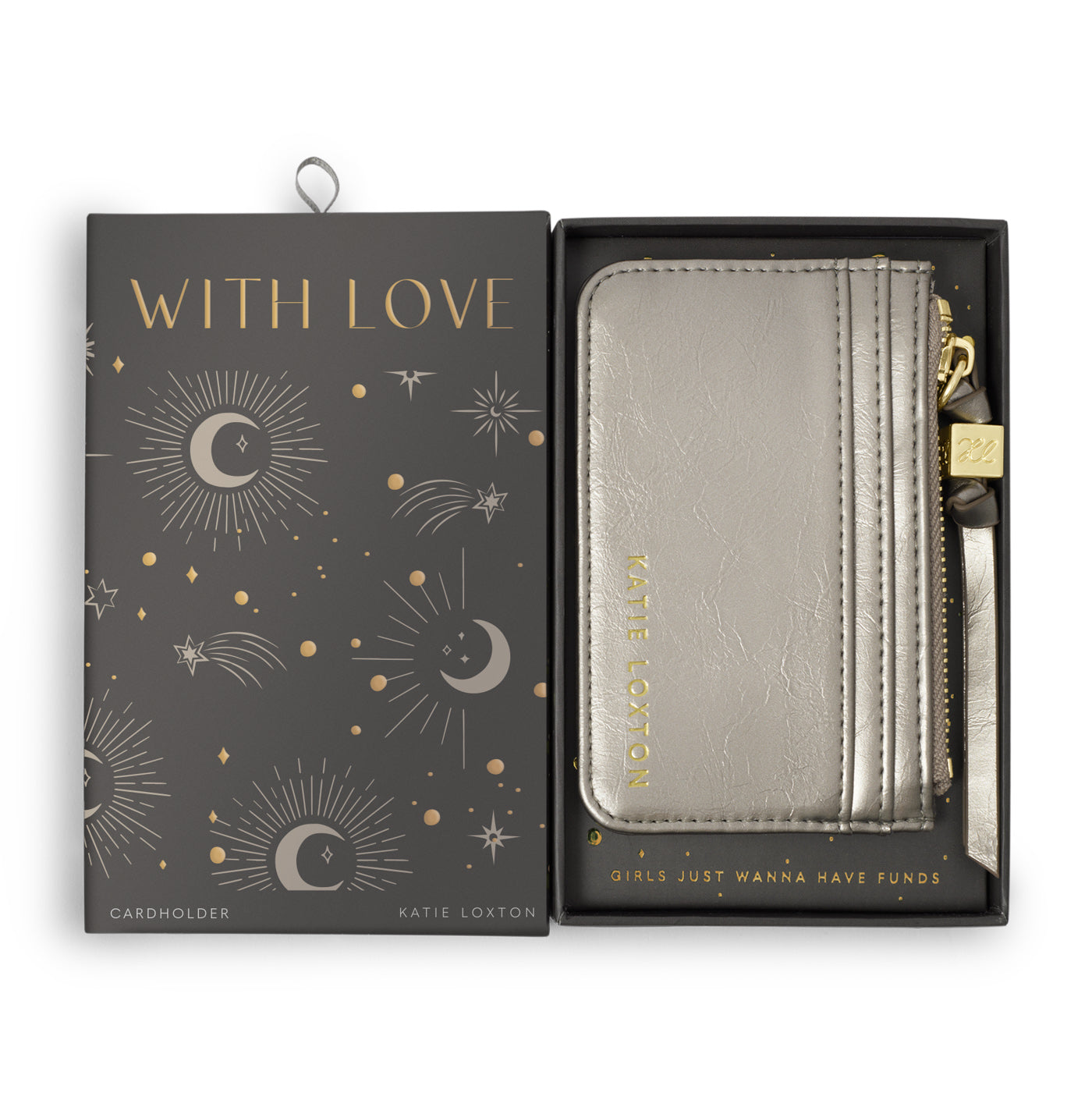 Gift Boxed Coin & Cardholder 'Pewter'