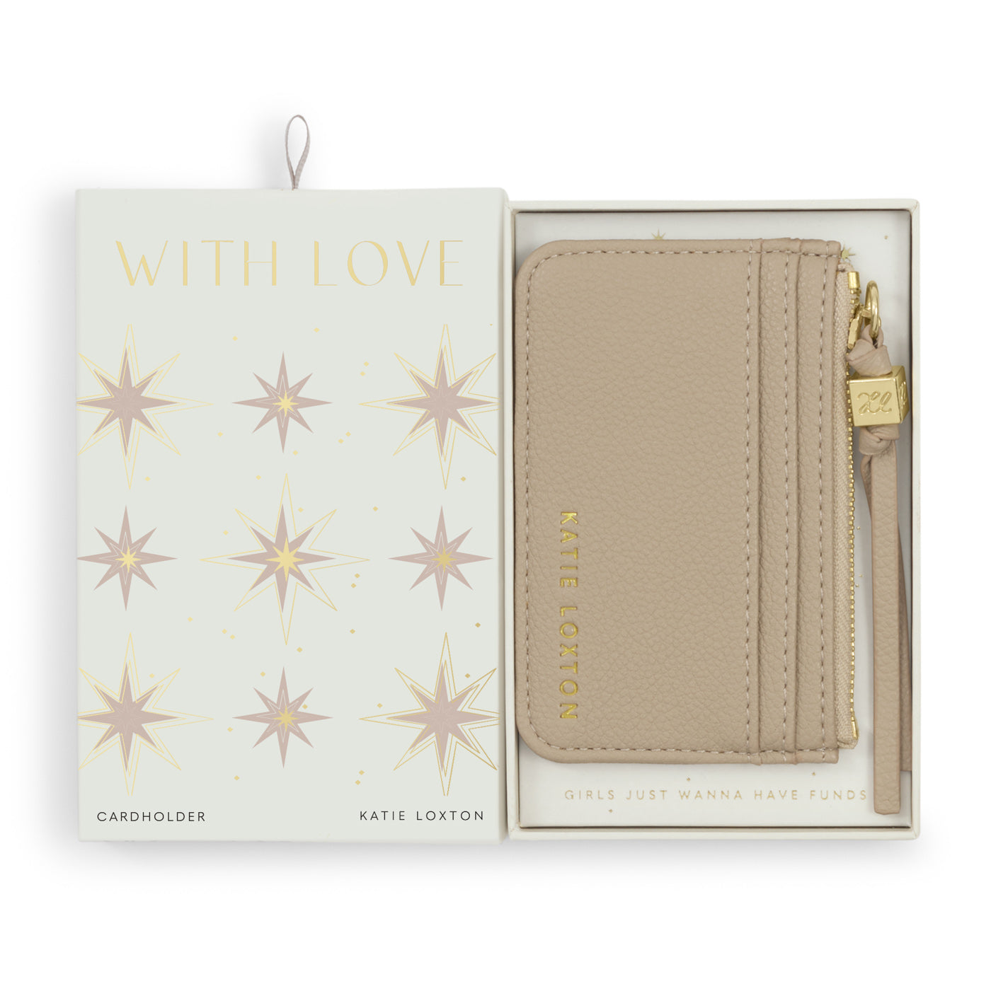 Gift Boxed Coin & Cardholder 'Light Taupe'