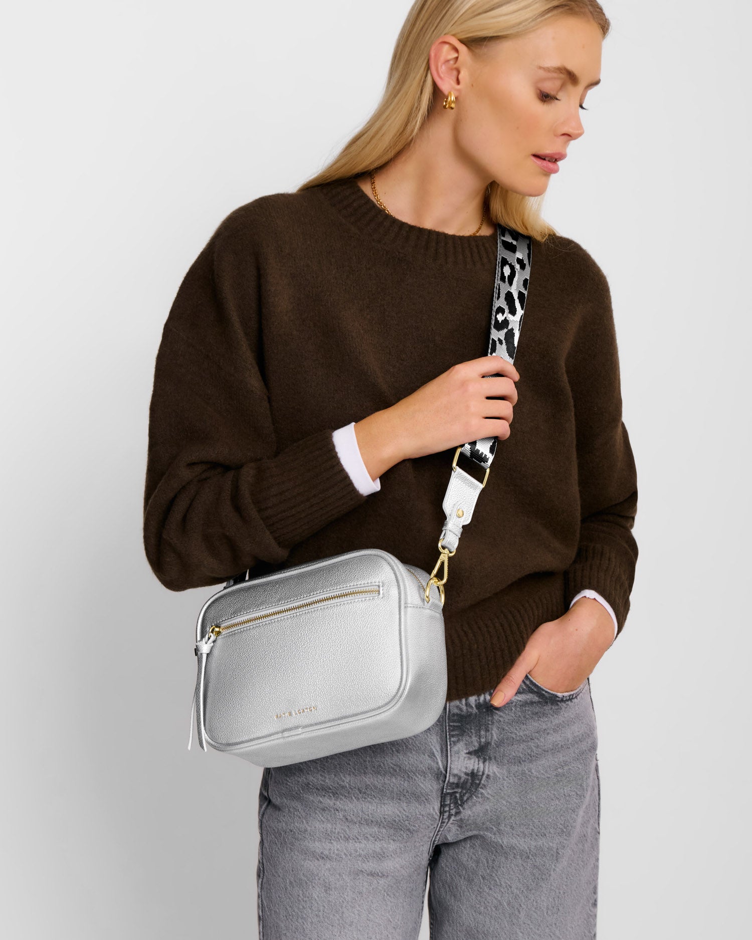 Hallie Crossbody Bag 'Silver'