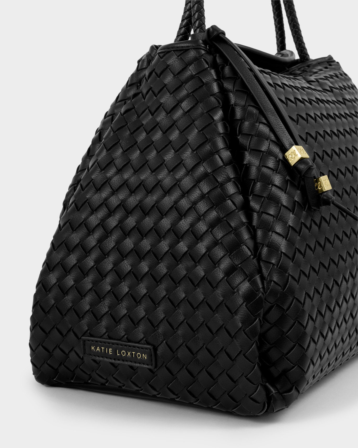 Nova Hand Woven Large Shoulder Bag 'Black'