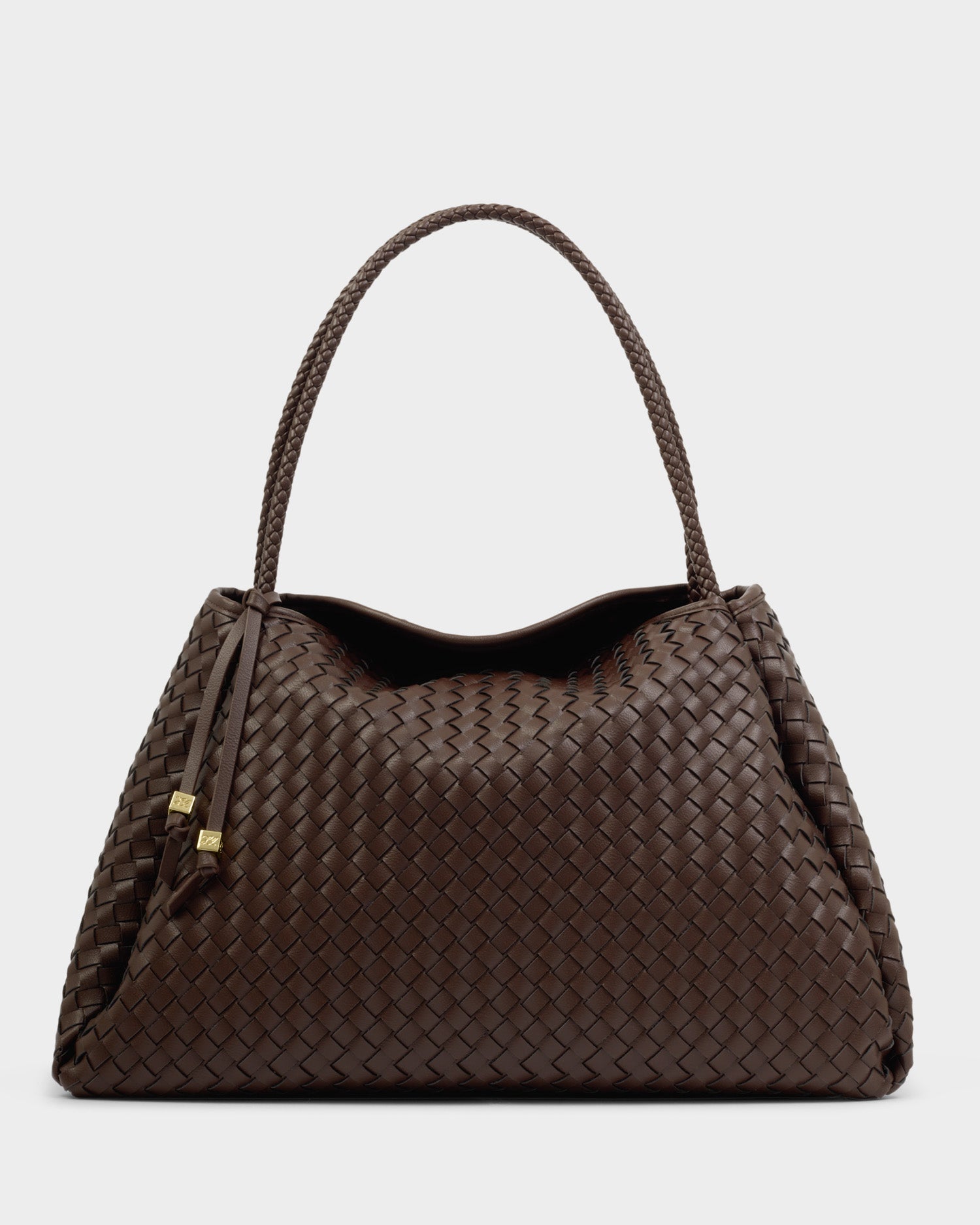 Nova Hand Woven Large Shoulder Bag 'Chocolate'