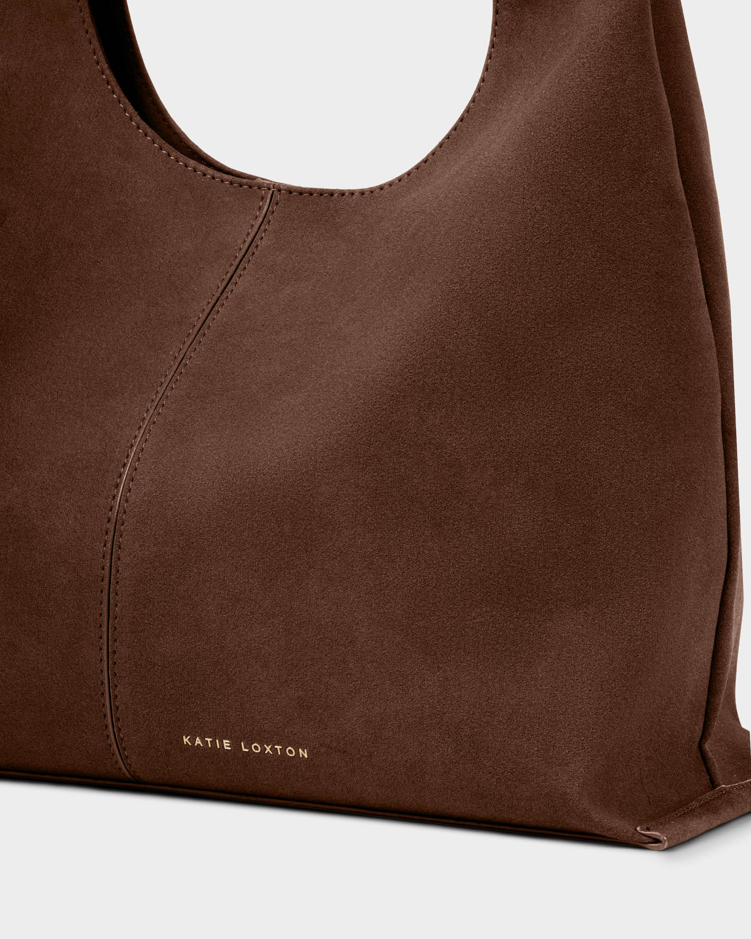 Laila Suedette Shoulder Bag 'Chocolate Suedette'