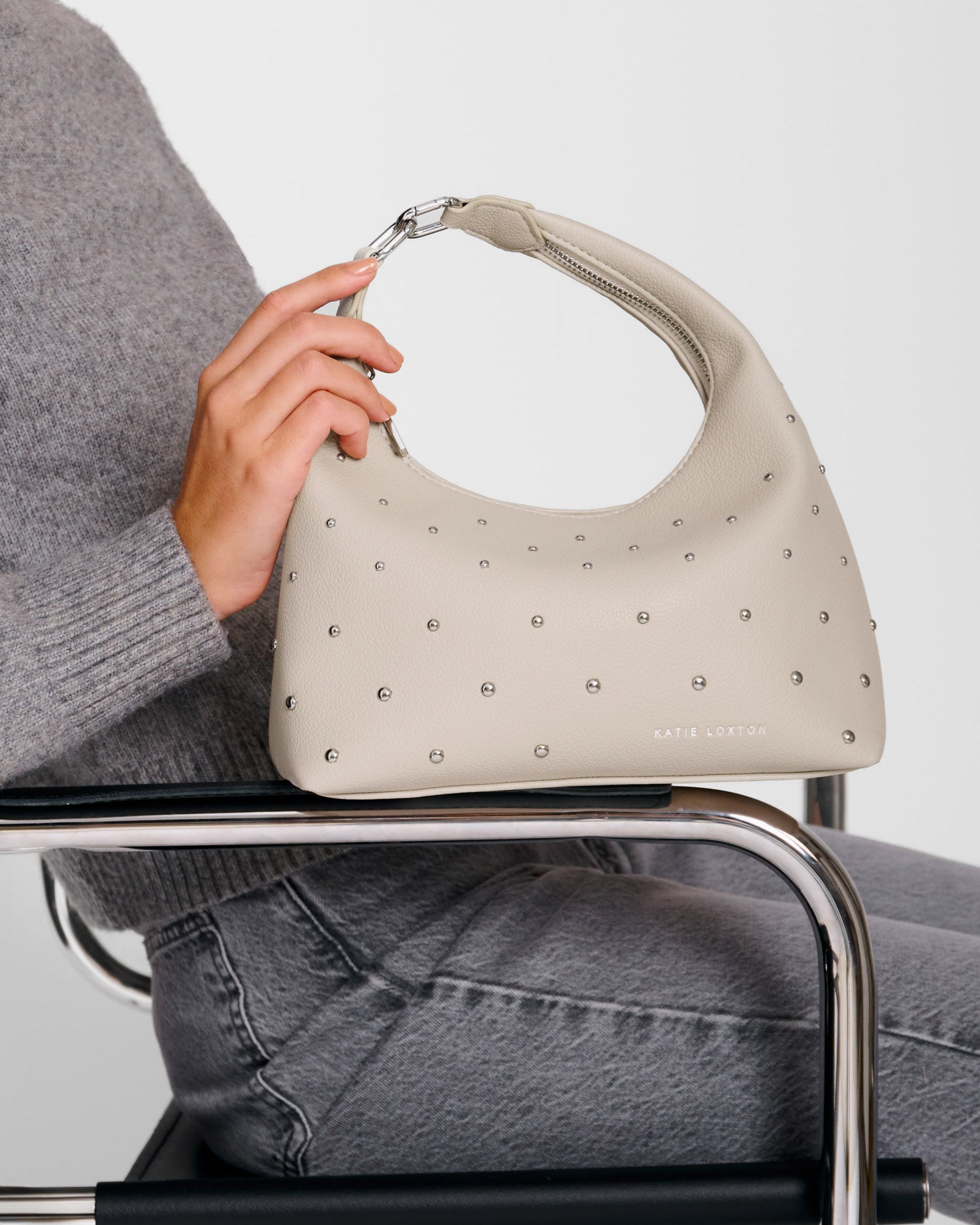 Meela Studded Multiway Bag 'Oyster'