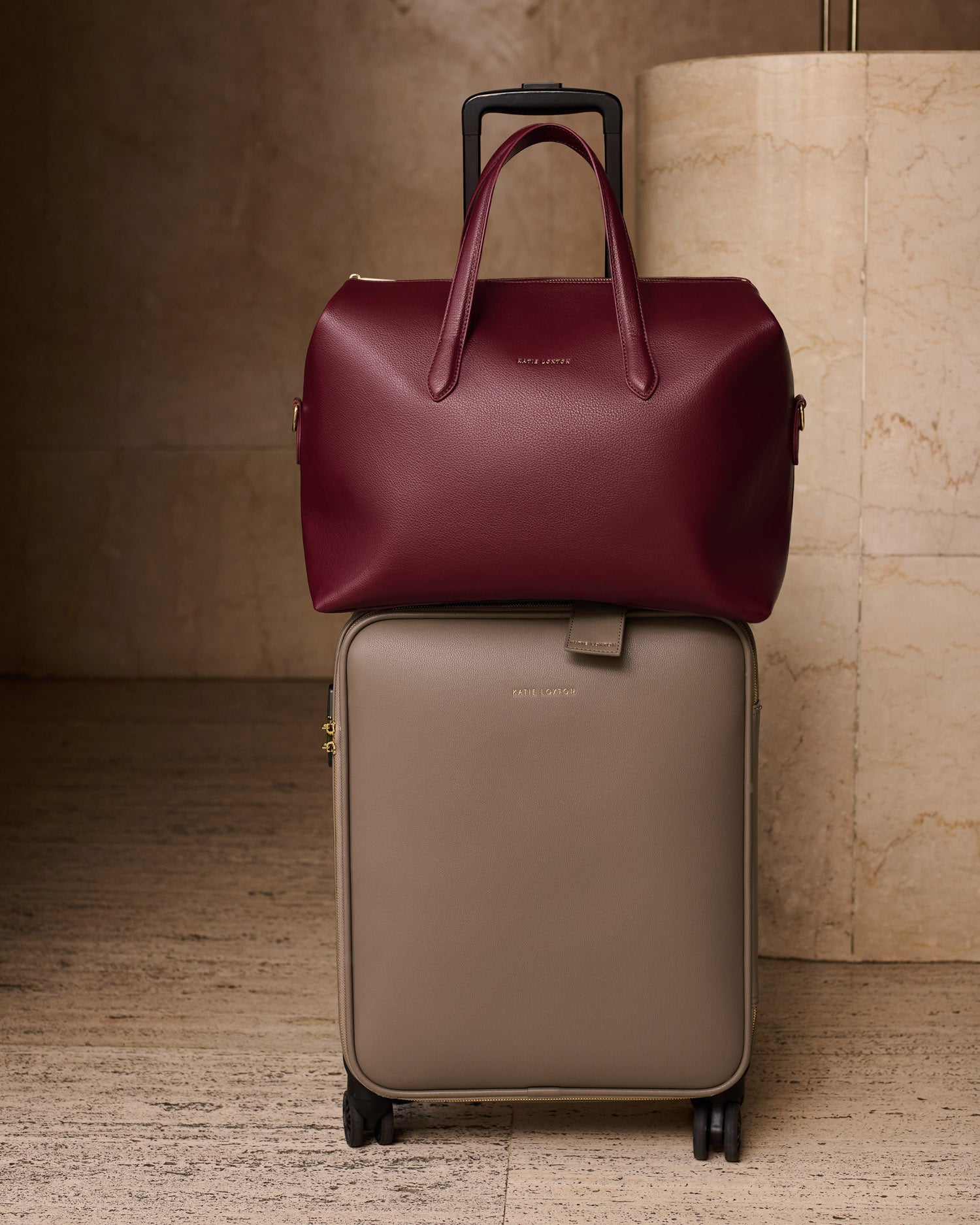 Milan Cabin Bag 'Cherry'