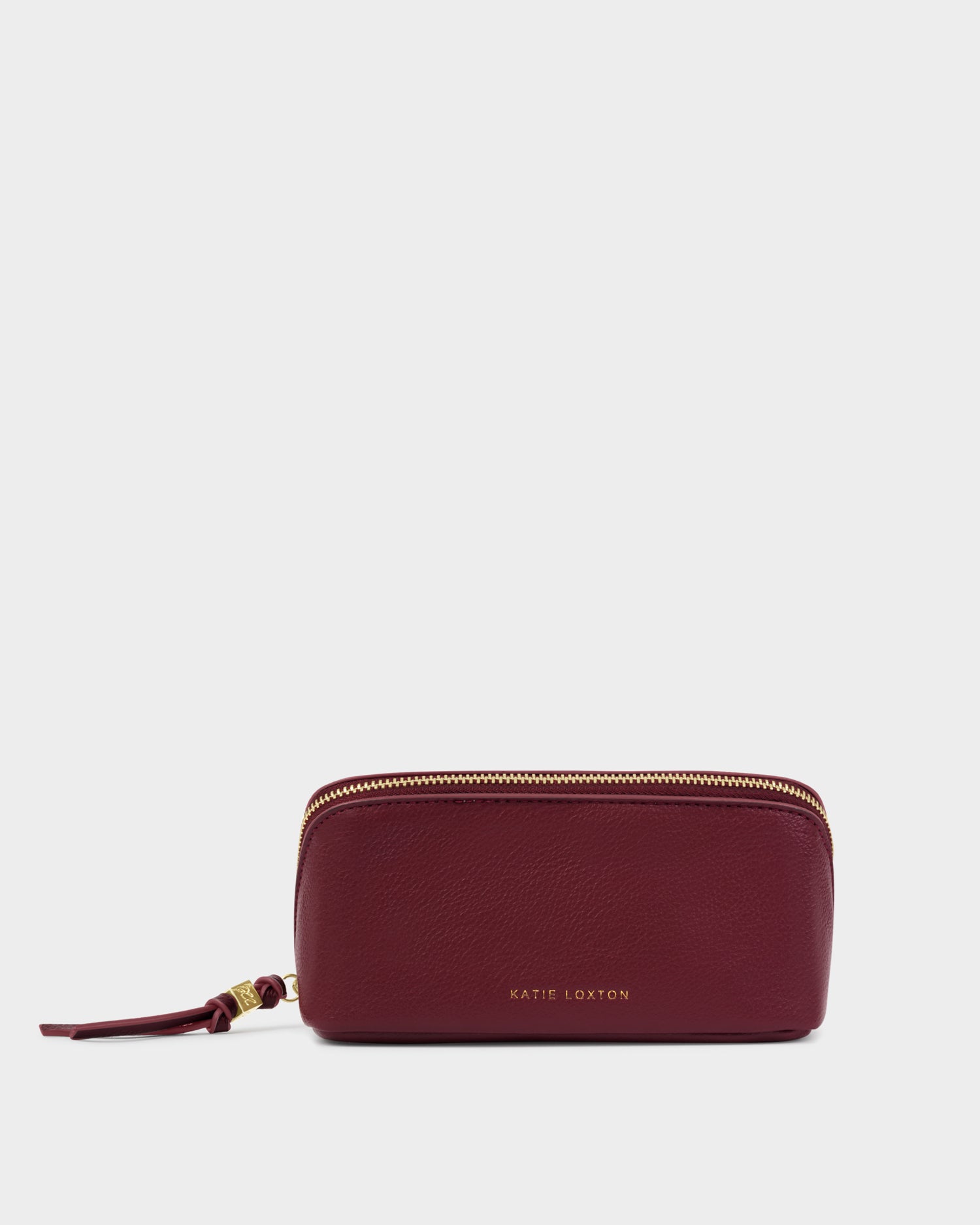 Fold-Out Mirror Make Up Bag 'Cherry'