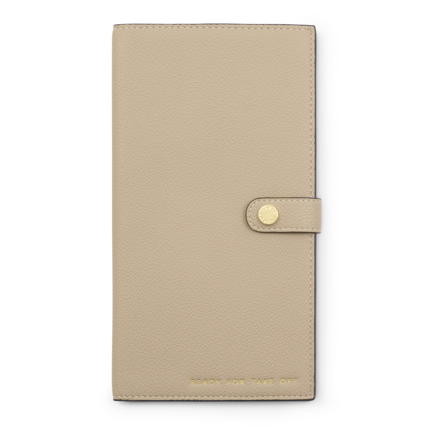 Sentiment Travel Wallet 'Ready For Take Off' Light Taupe