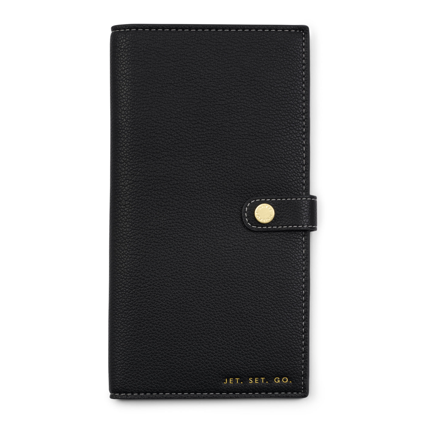 Sentiment Travel Wallet 'Jet. Set. Go' Black