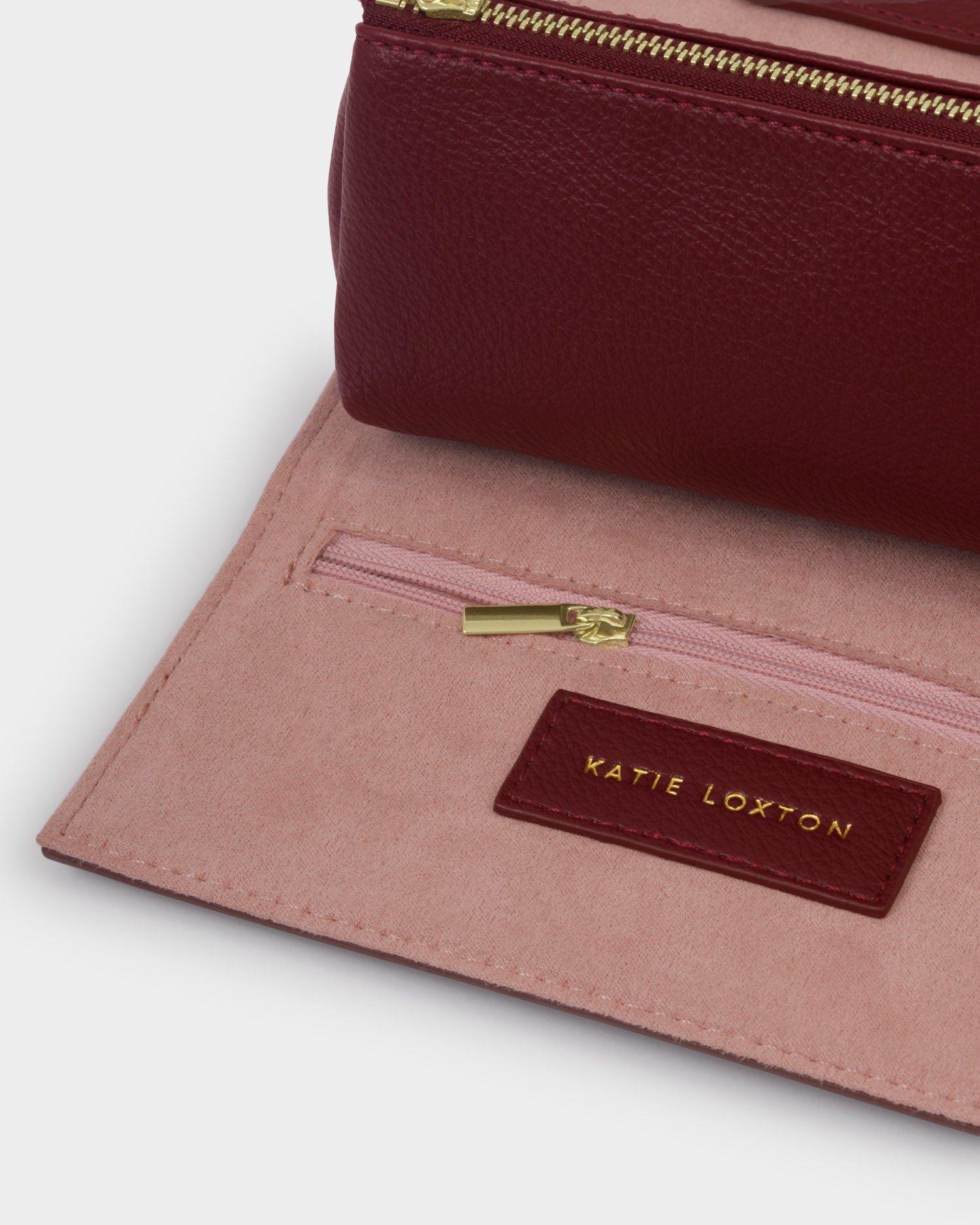 Travel Jewellery And Accessories Organiser 'Leave A Little Sparkle' Cherry