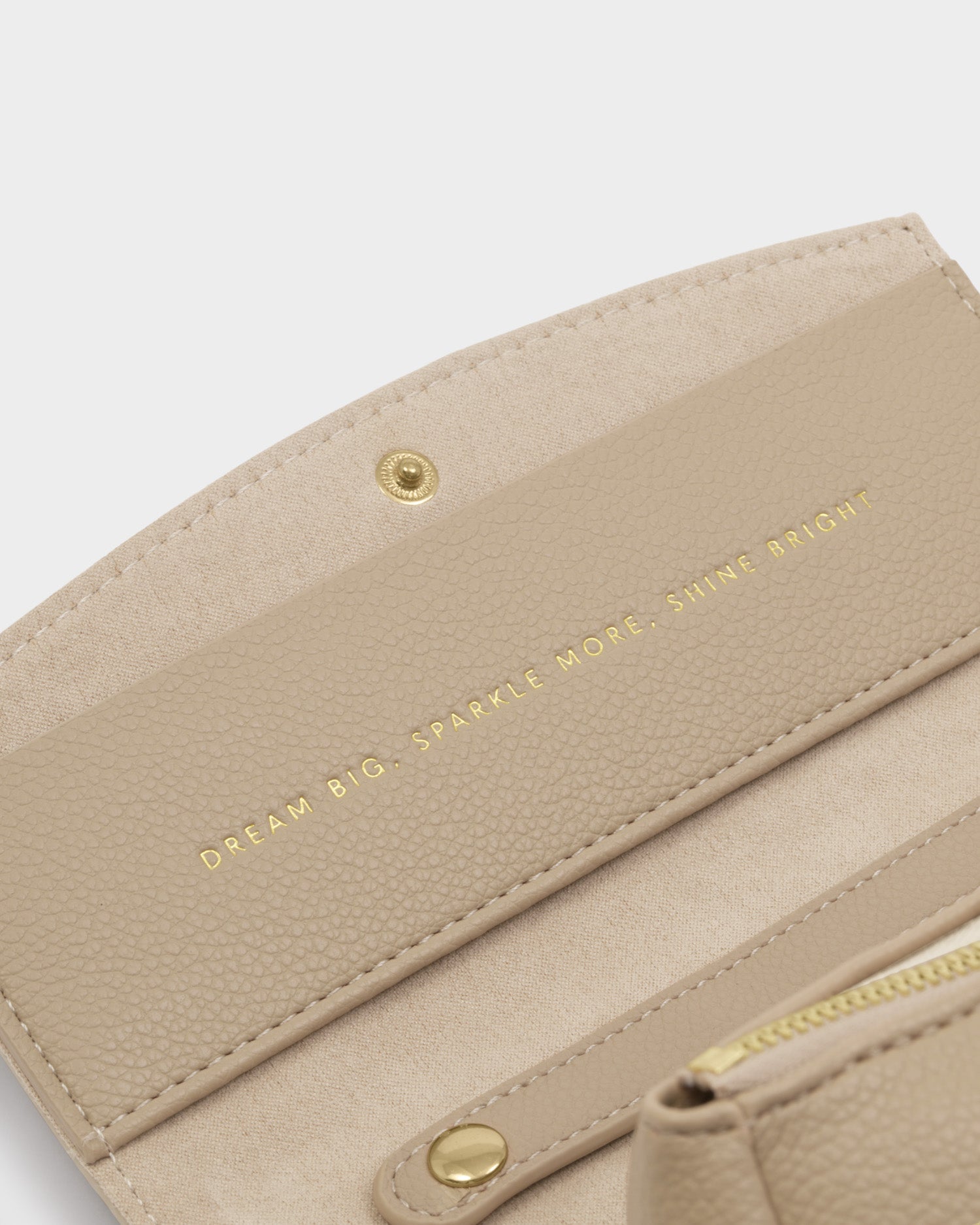 Travel Jewellery And Accessories Organiser 'Dream Big' Light Taupe