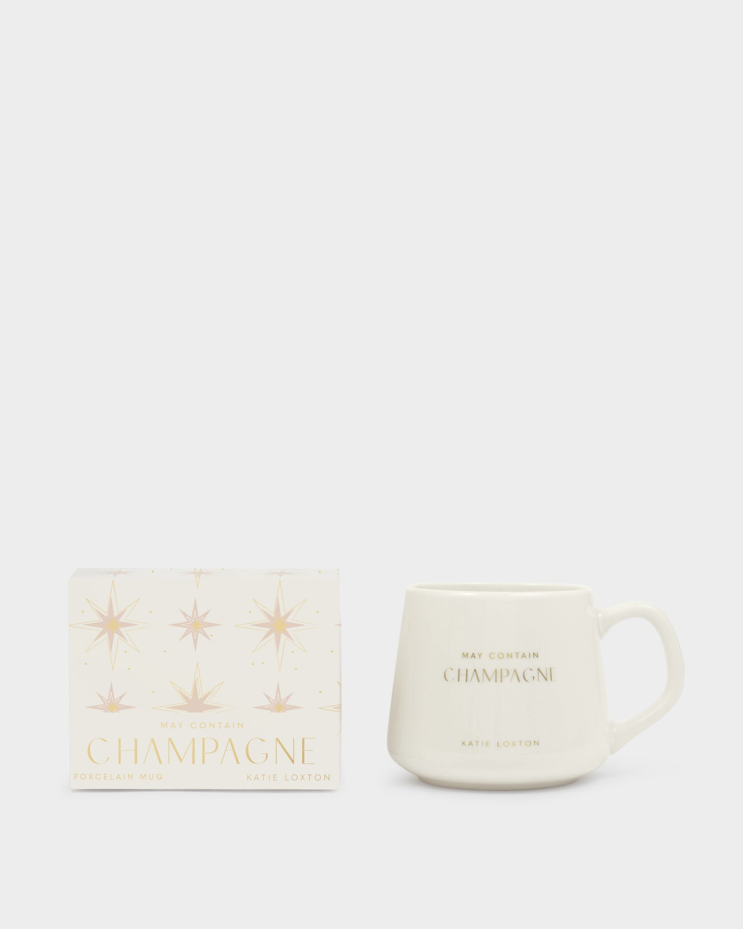 Porcelain Mug 'May Contain Champagne Mug'