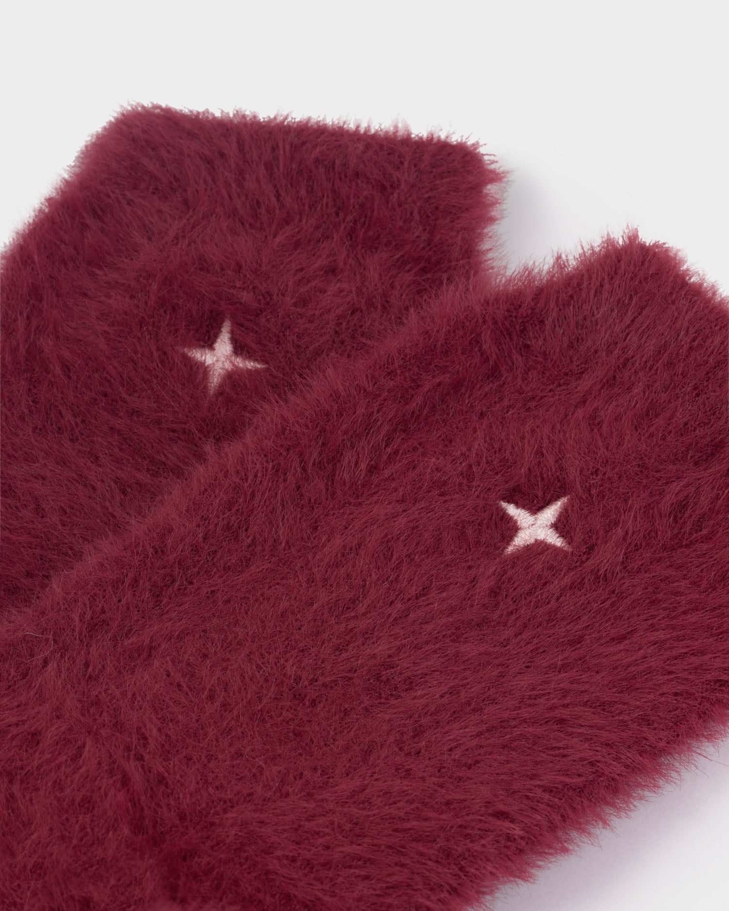 Gift Boxed Fluffy Socks 'Star' Cherry