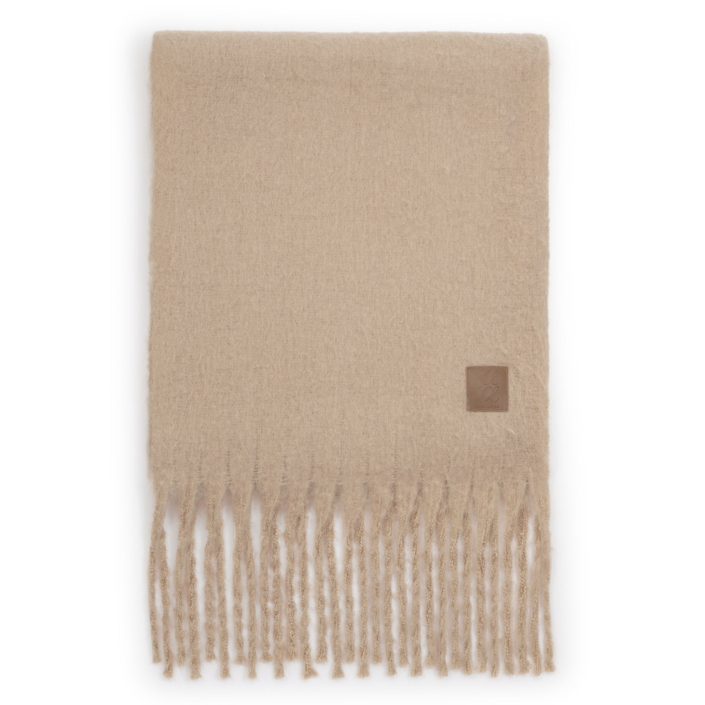 Recycled Tassel Scarf 'Blush Taupe'