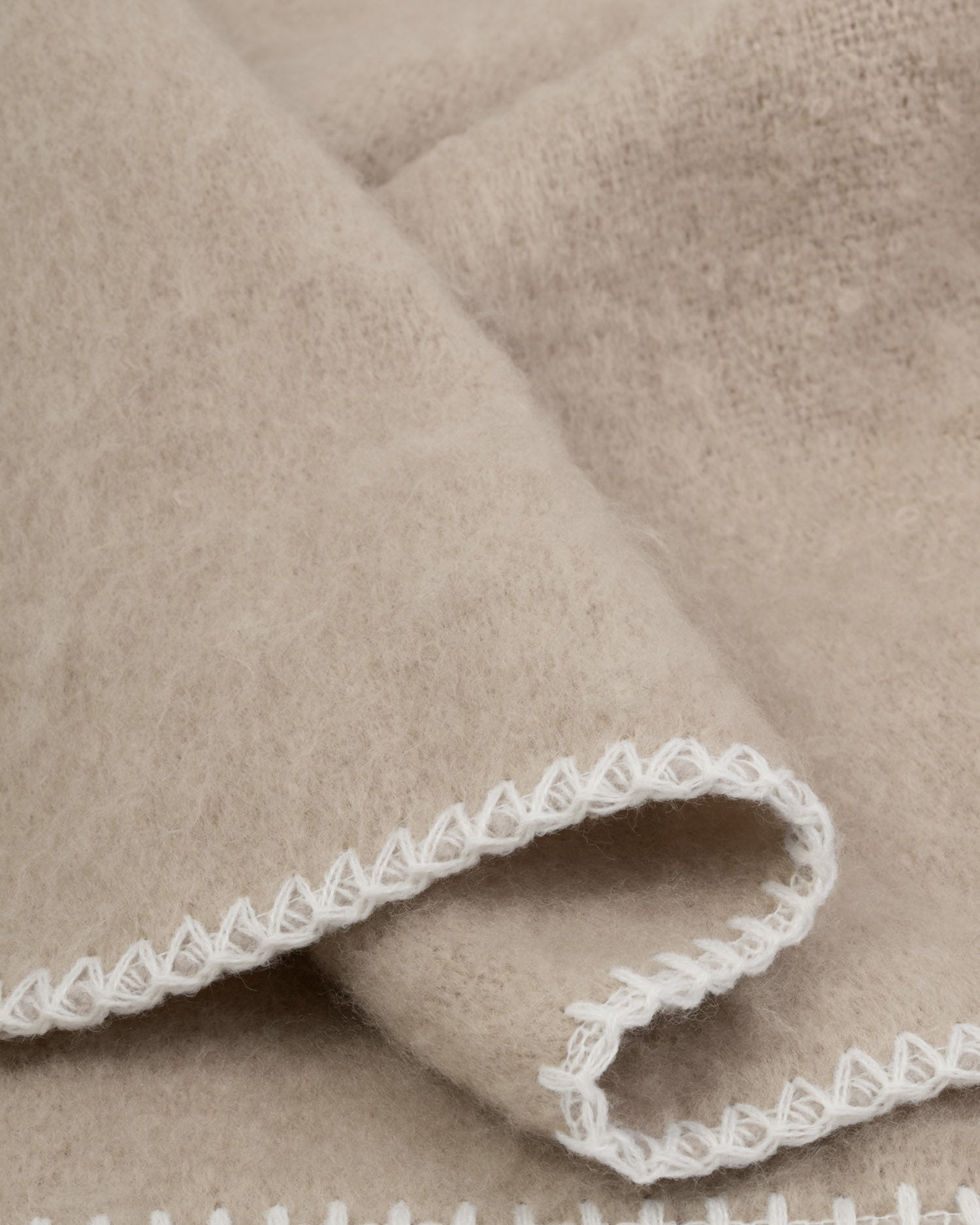 Whipstitch Scarf 'Taupe'