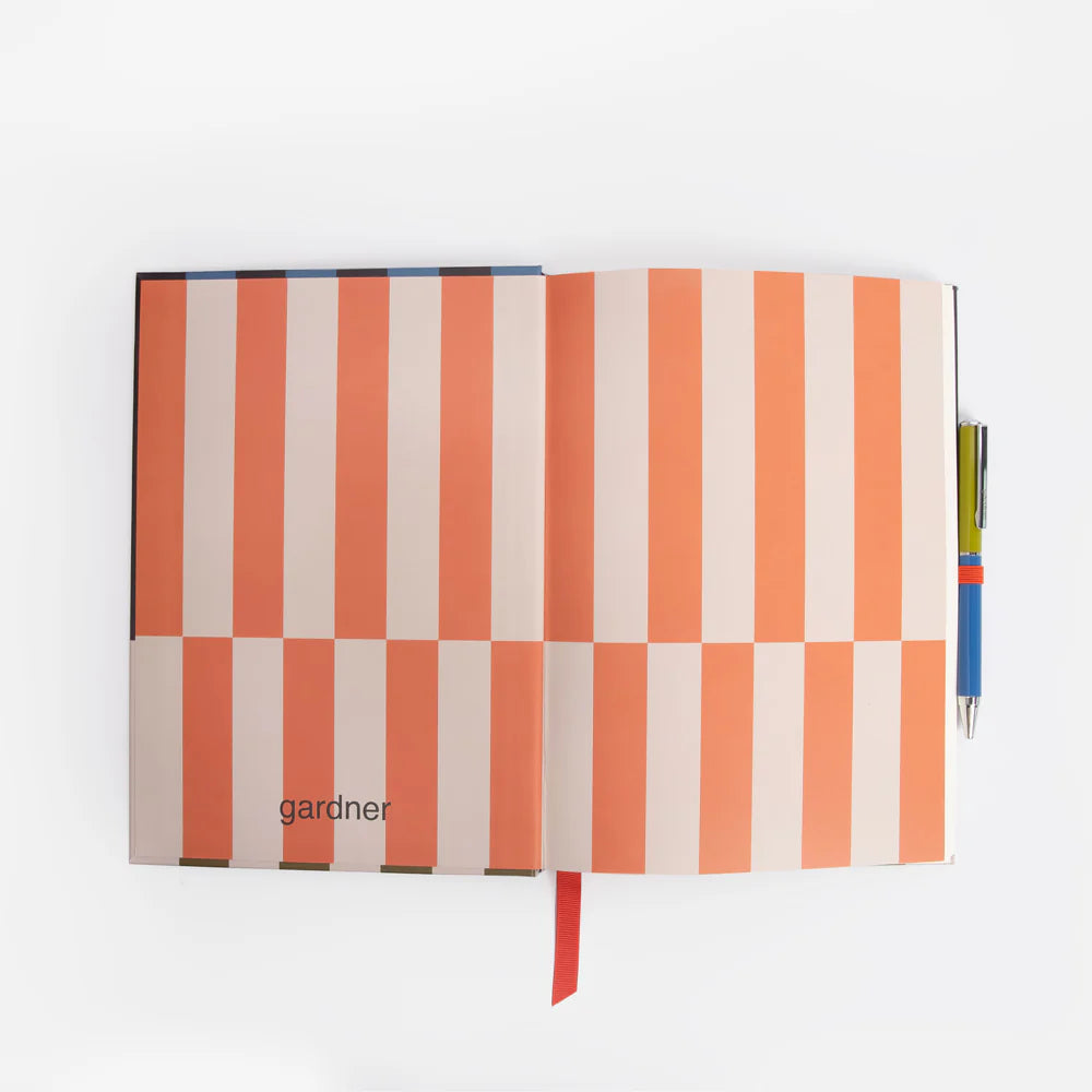 Block Stripe Casebound Notebook & Pen Set