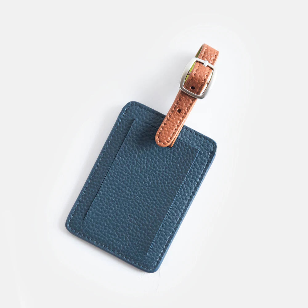 Navy Luggage Tag