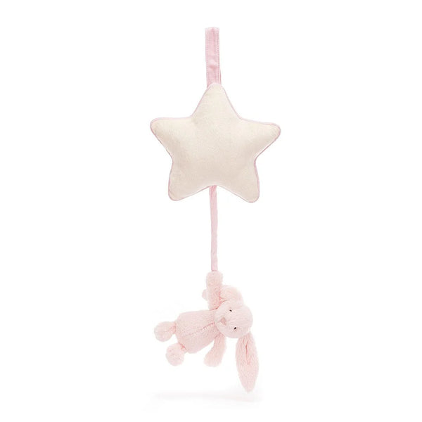 Bashful Pink Bunny Musical Pull
