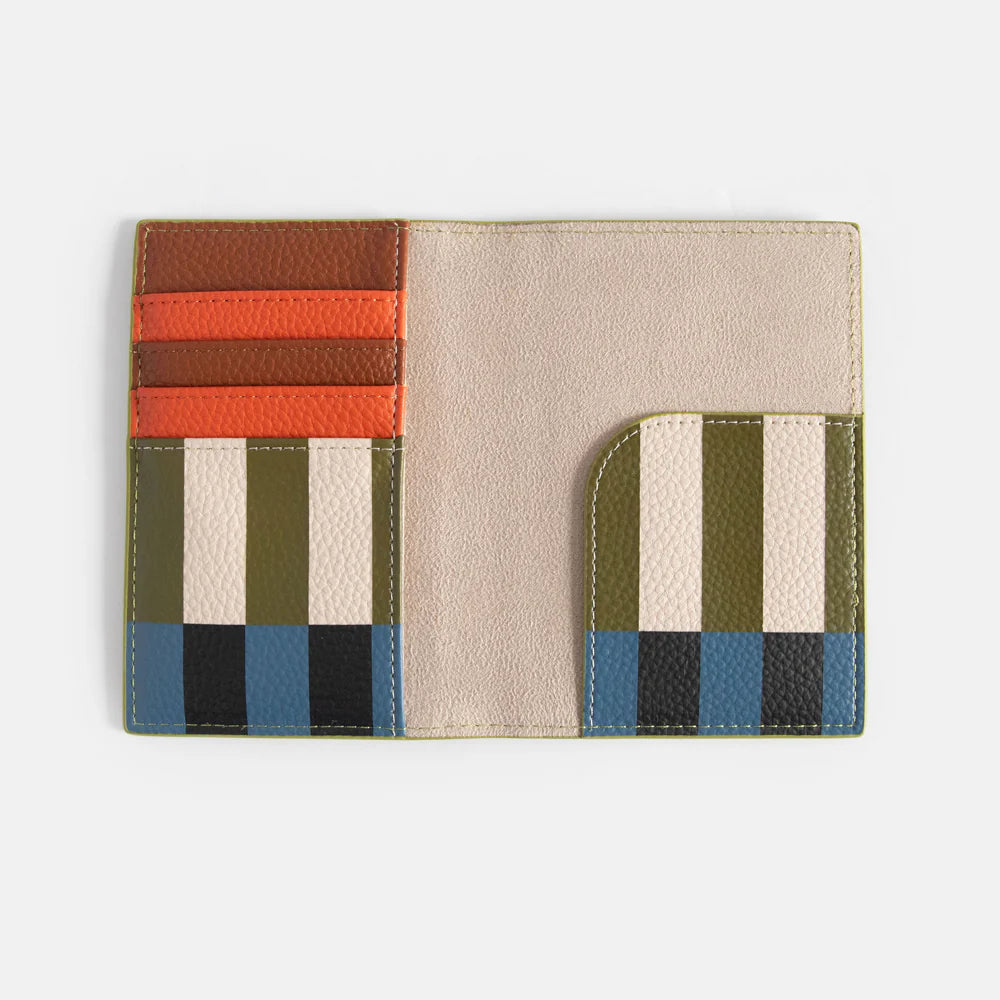 Moss Green Passport Holder